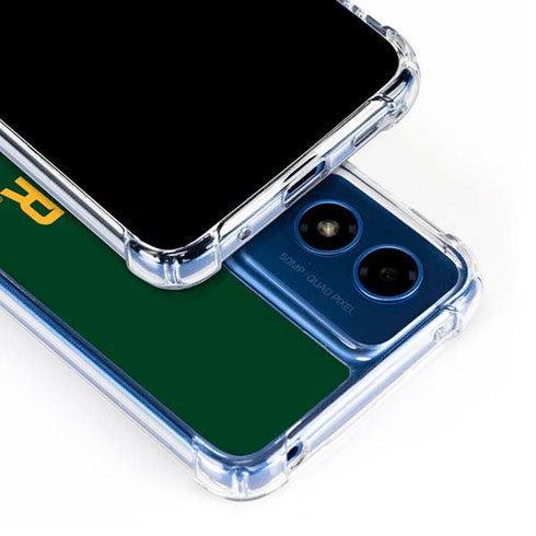 Baylor University BU Split Moto G 5G (2024) Clear Case